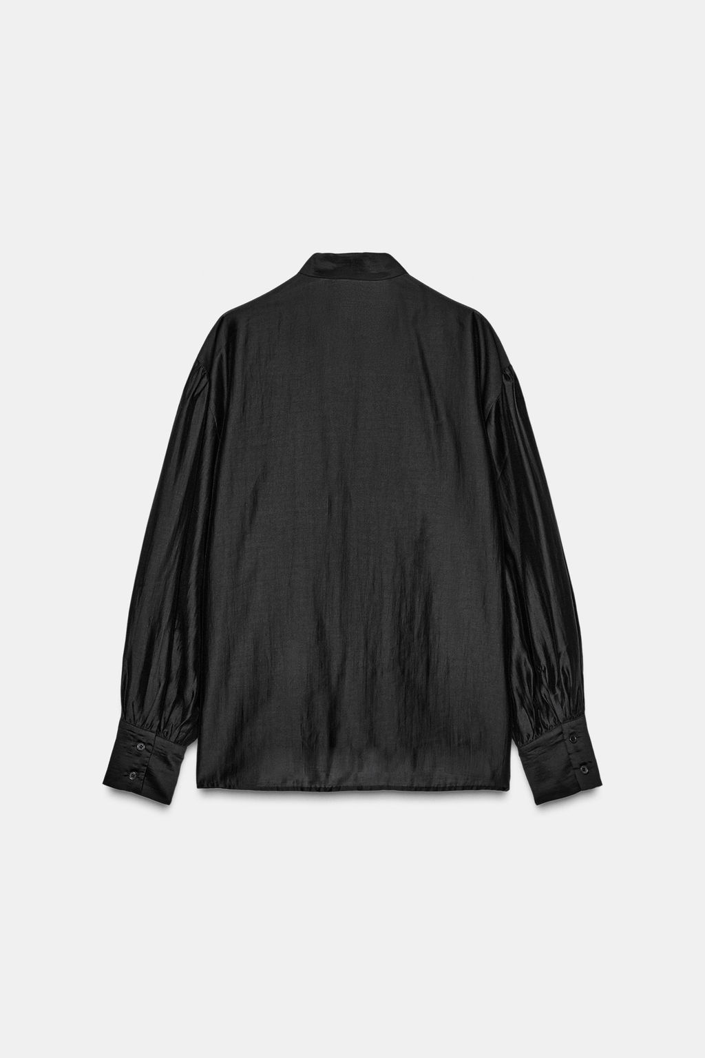 ZW COLLECTION FLOWING SHIRT WITH TIES - Zara фото 6