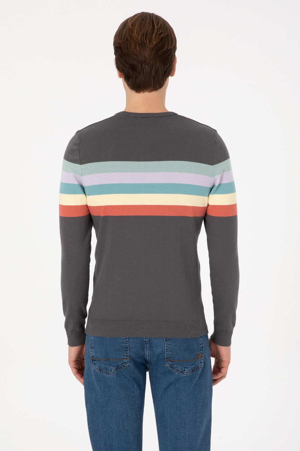 Erkek Gri Kazak - U.s. polo assn фото 5