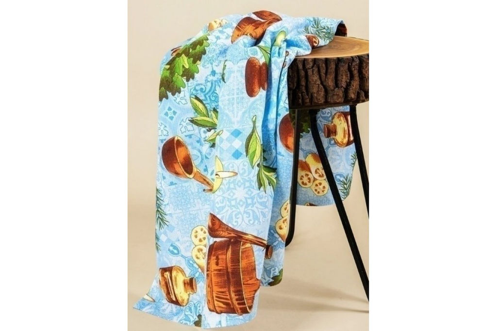 Полотенце банное вафельное 80х150 БВ 295 рд (1244-1п) - Наталья-текстиль фото 3