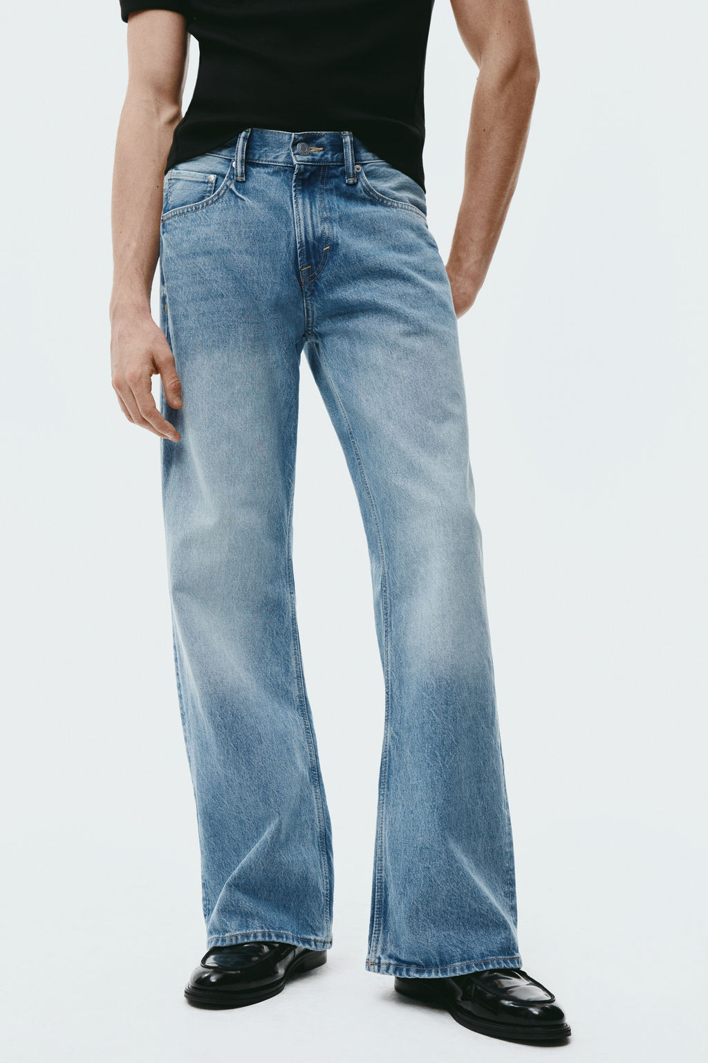 Relaxed Bootcut Jeans - H&m фото 7