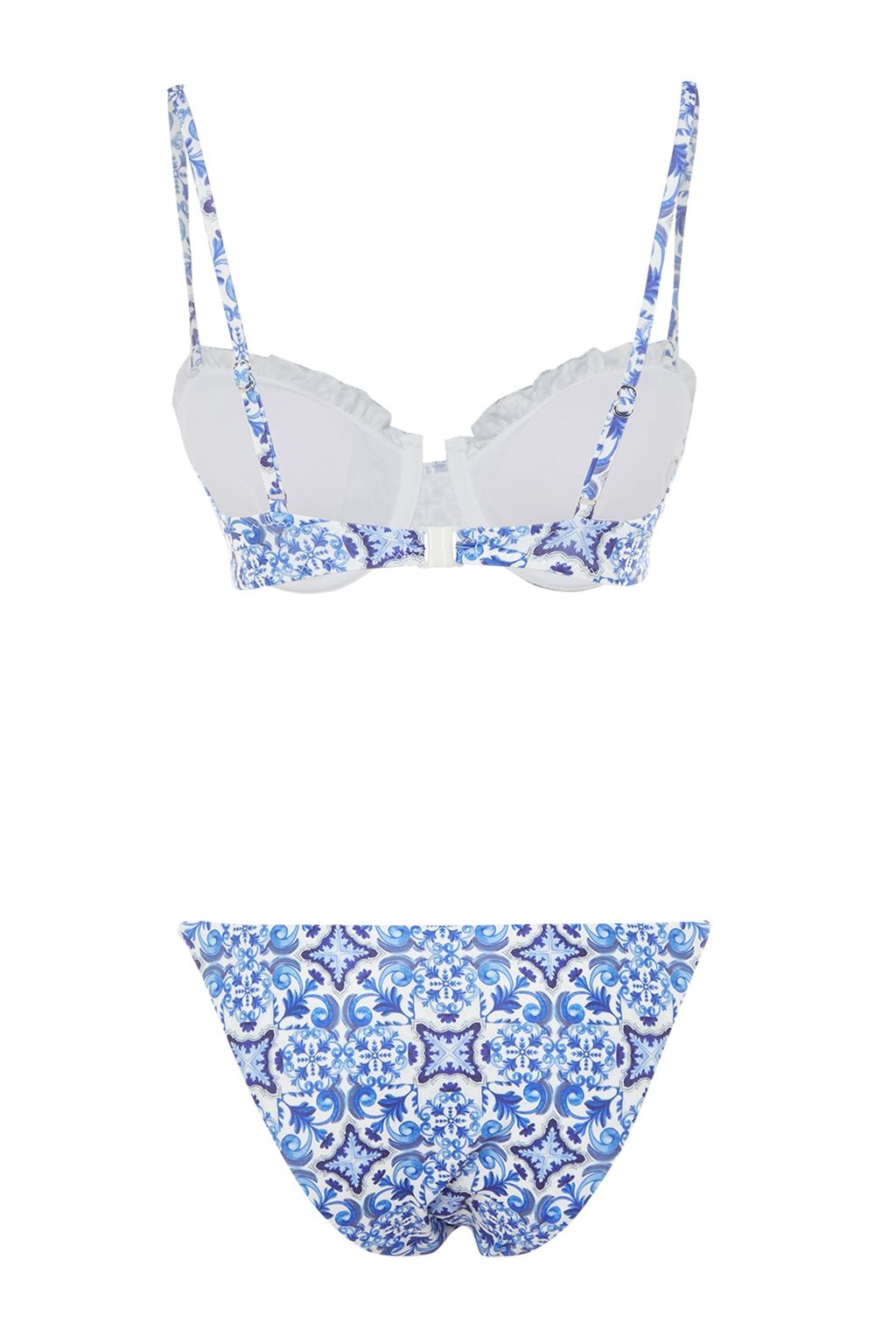 TRENDYOLMILLA Etnik Desenli Balkonet Baglamal? Hipster Bikini Tak?m? TBESS23BT00007  фото 8