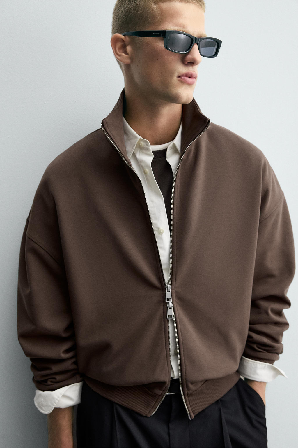INTERLOCK LABEL JACKET - Zara фото 5