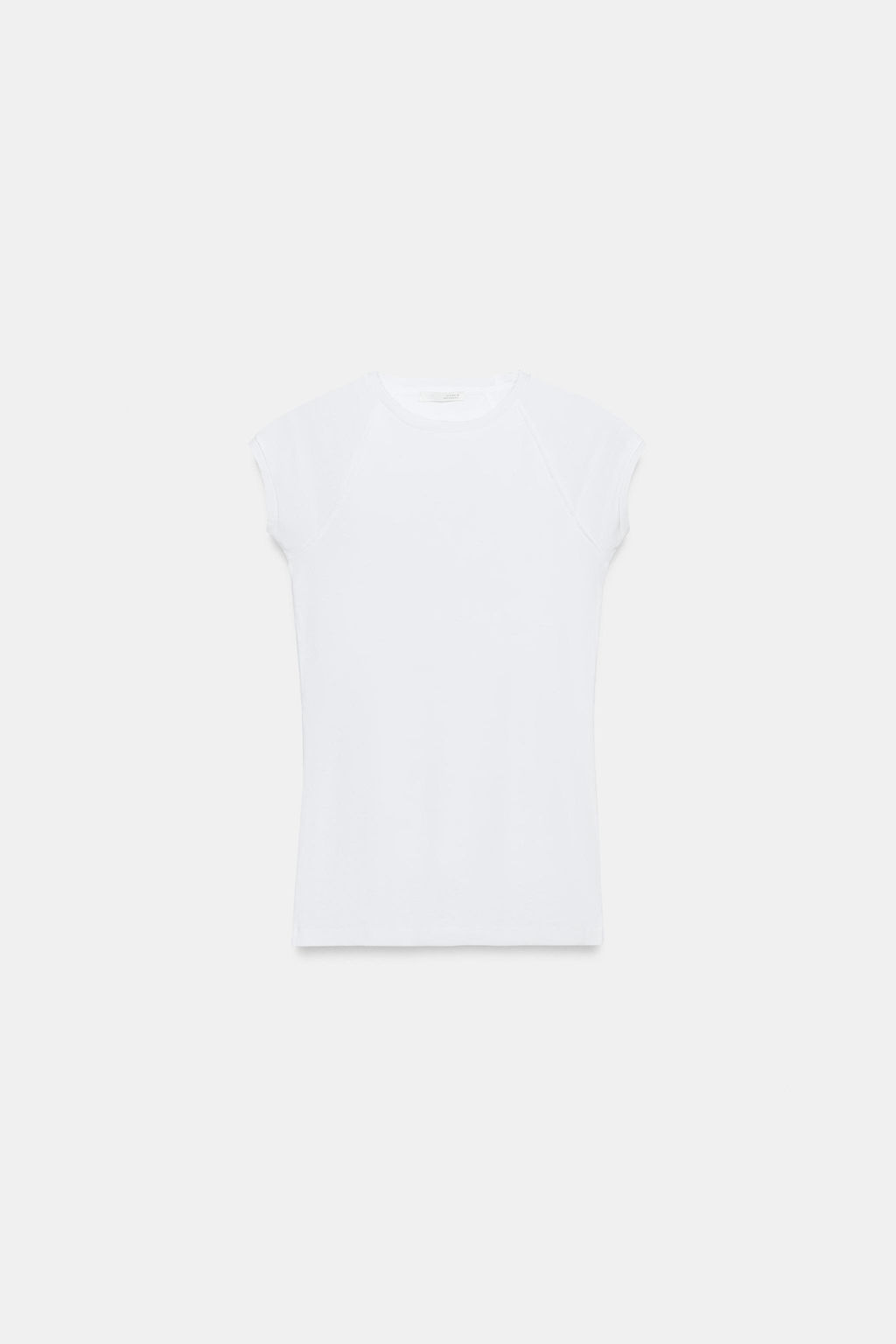 CAMISETA EFECTO LAVADO MANGA RANGL?N / Blanco - Zara фото 6