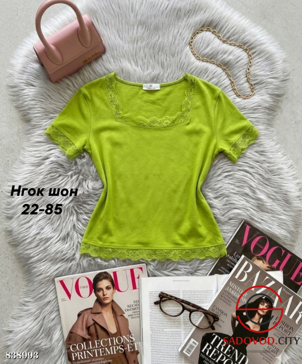 Футболка женская с гипюром - Bruno фото 5