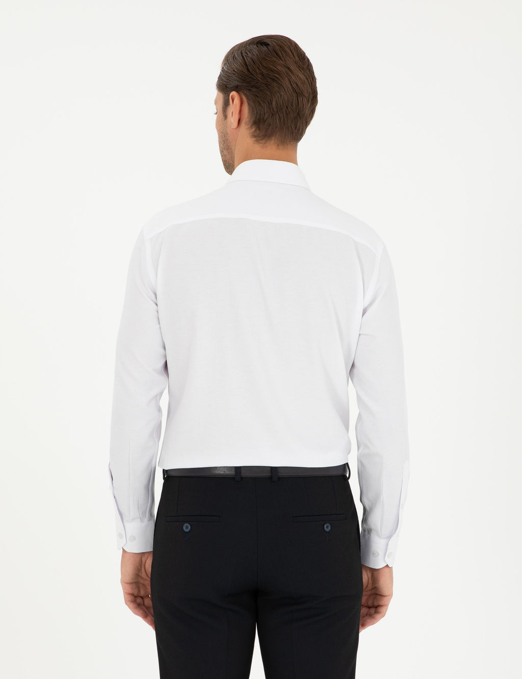 Рубашка Pierre Cardin Regular Fit длинный рукав белая
