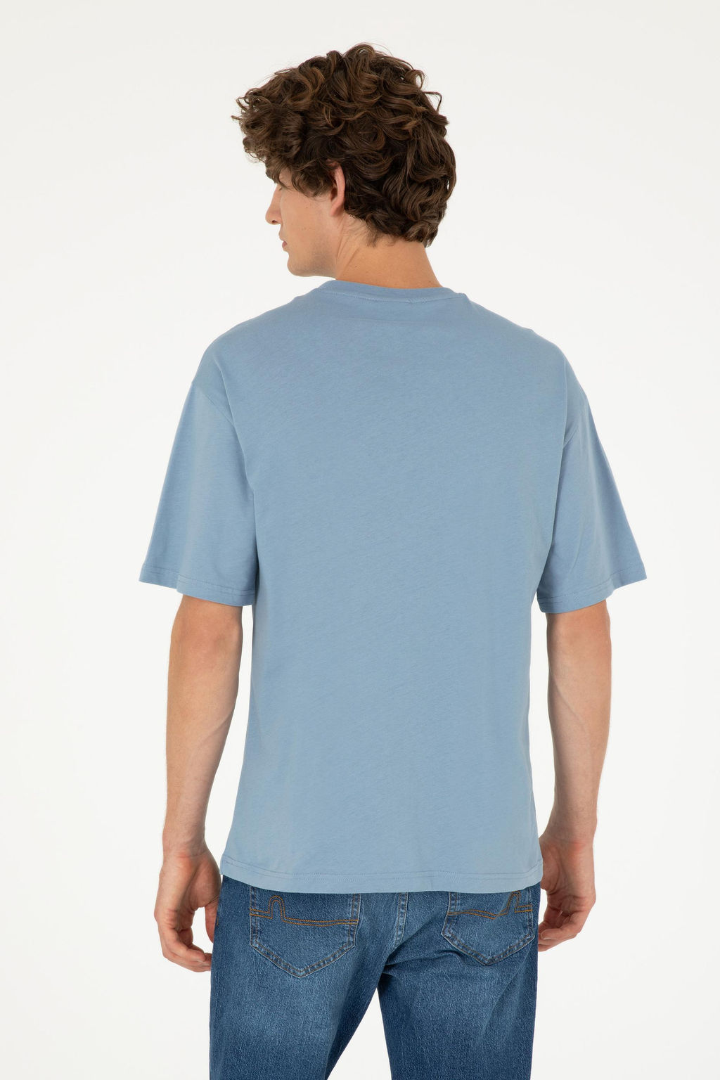 Мужская футболка цвета индиго Неожиданная скидка в корзине - U.s. polo assn фото 5
