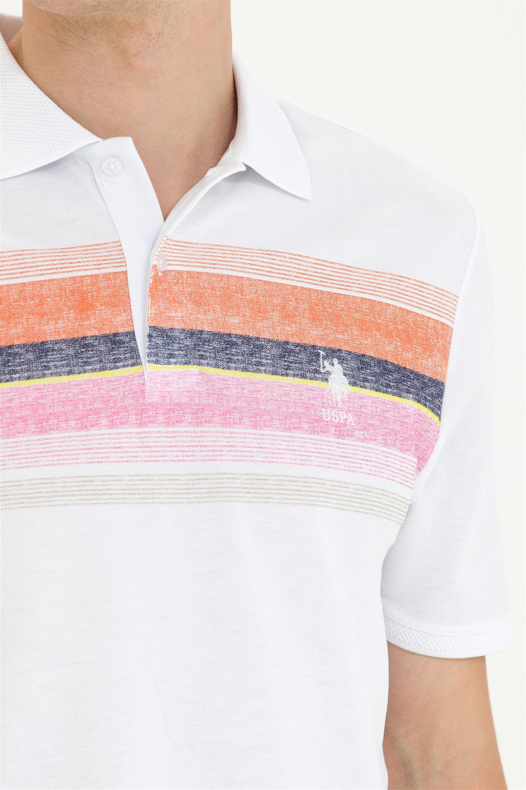 U. S. Polo Assn Мужская футболка с воротником-поло Brick - U.s. polo assn фото 14