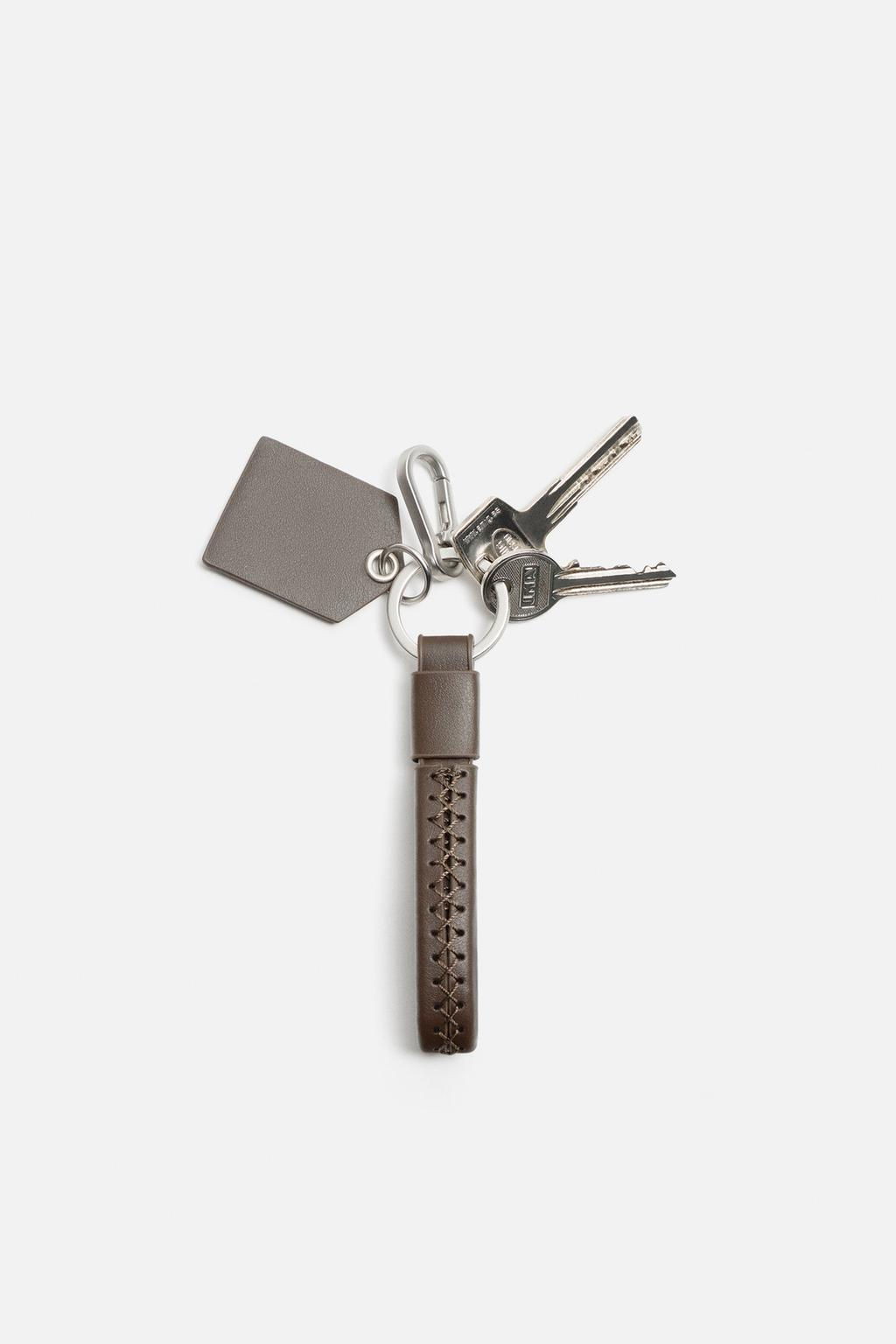 TOPSTITCHED KEY RING - Zara фото 7