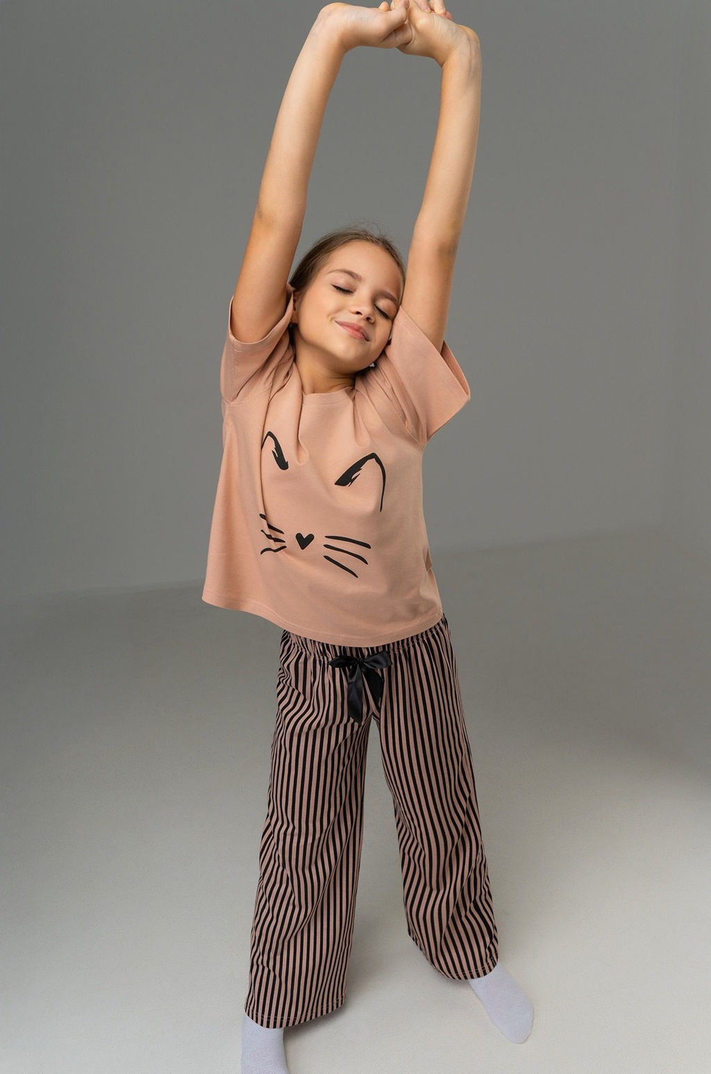 Хлопковая пижама для девочки Happyfox