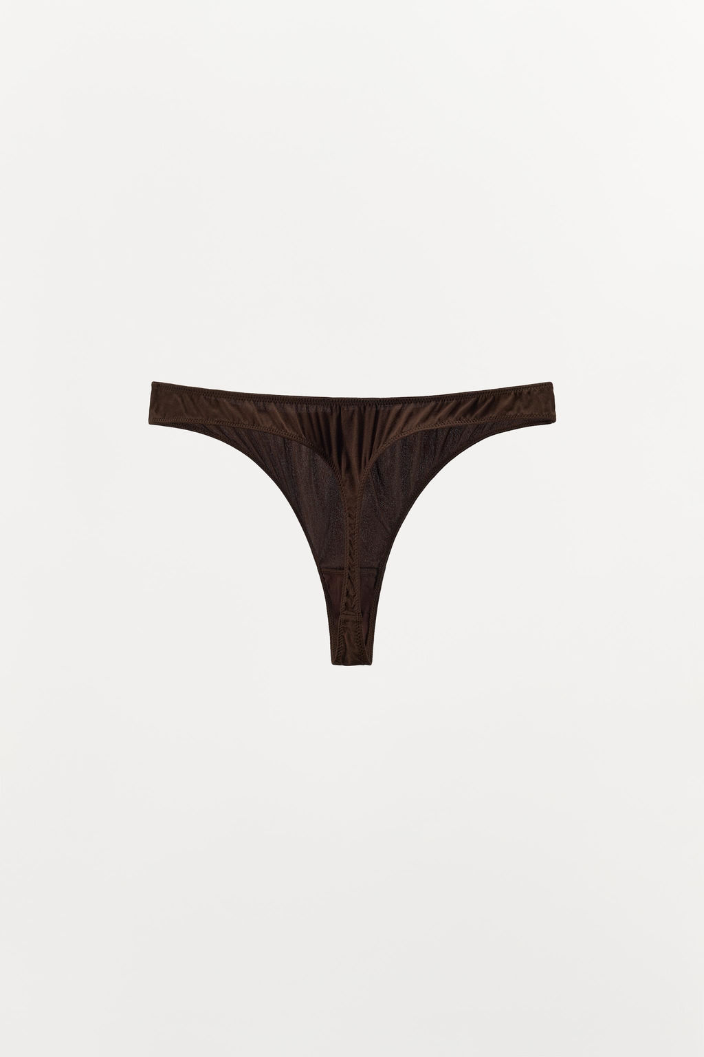 TEXTURED SILK THONG - Zara фото 7