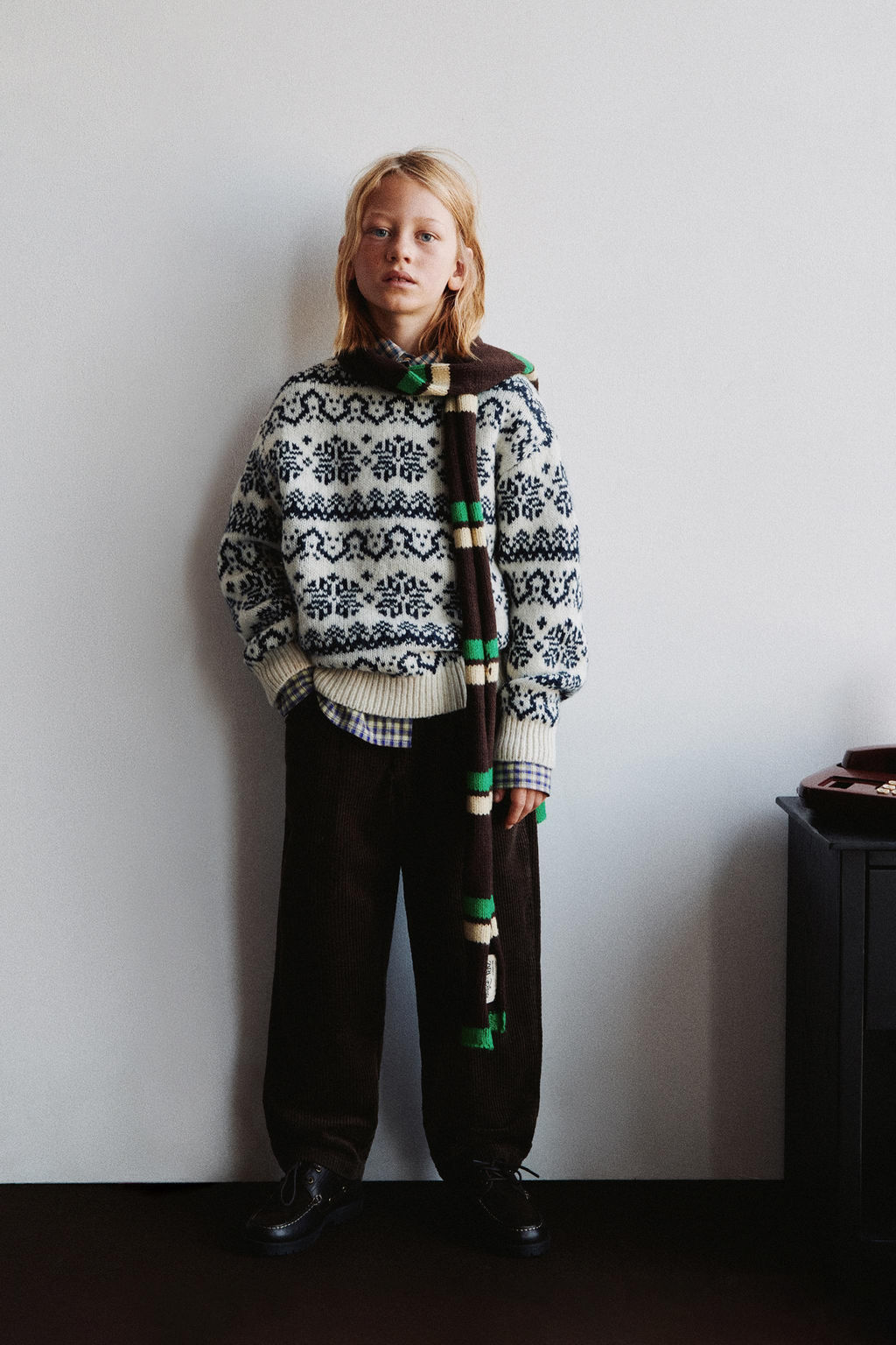 PRINTED WOOL JUMPER - Zara фото 5