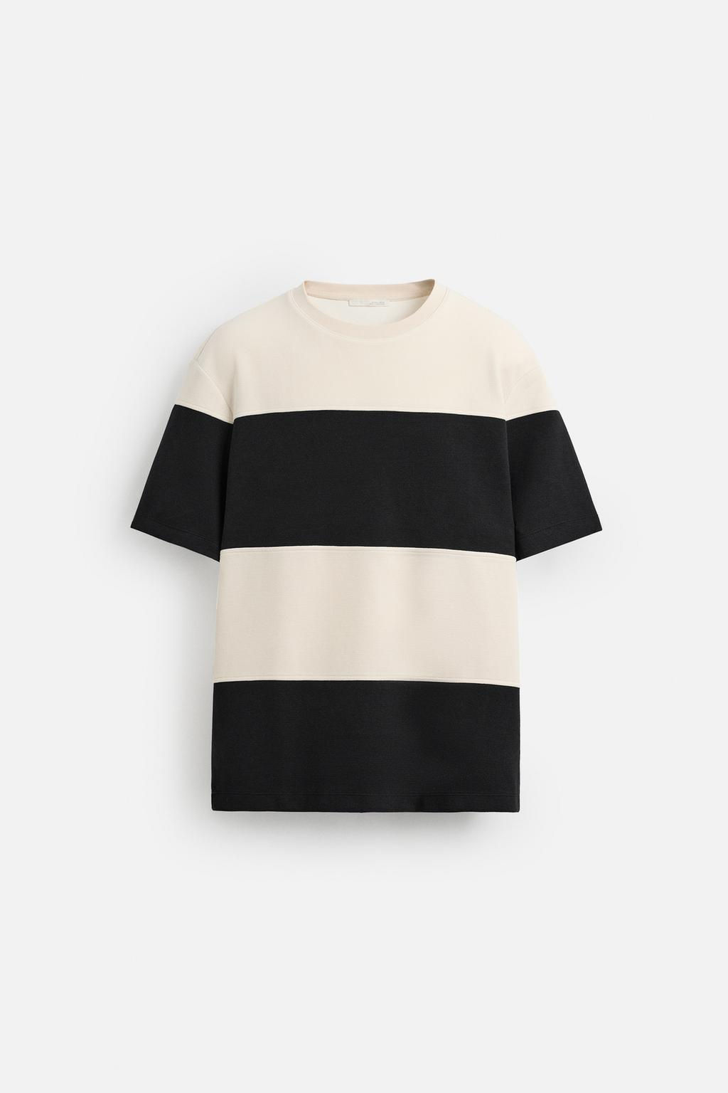 COMPACT PIQUE T-SHIRT - Zara фото 7