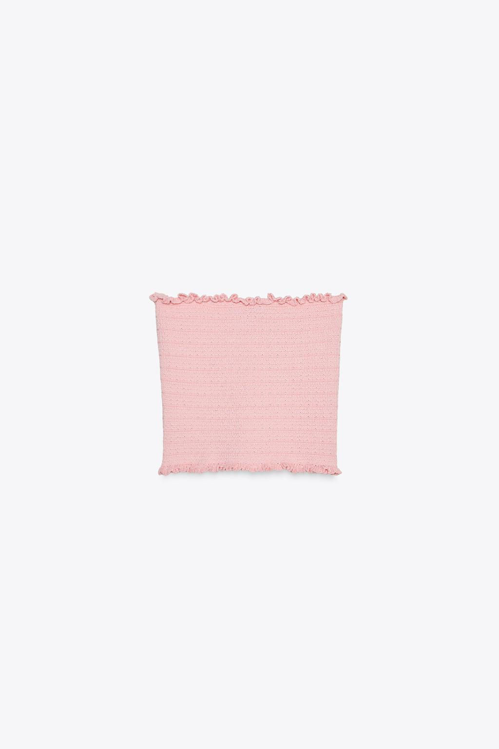 KNIT BANDEAU TOP - Zara фото 17
