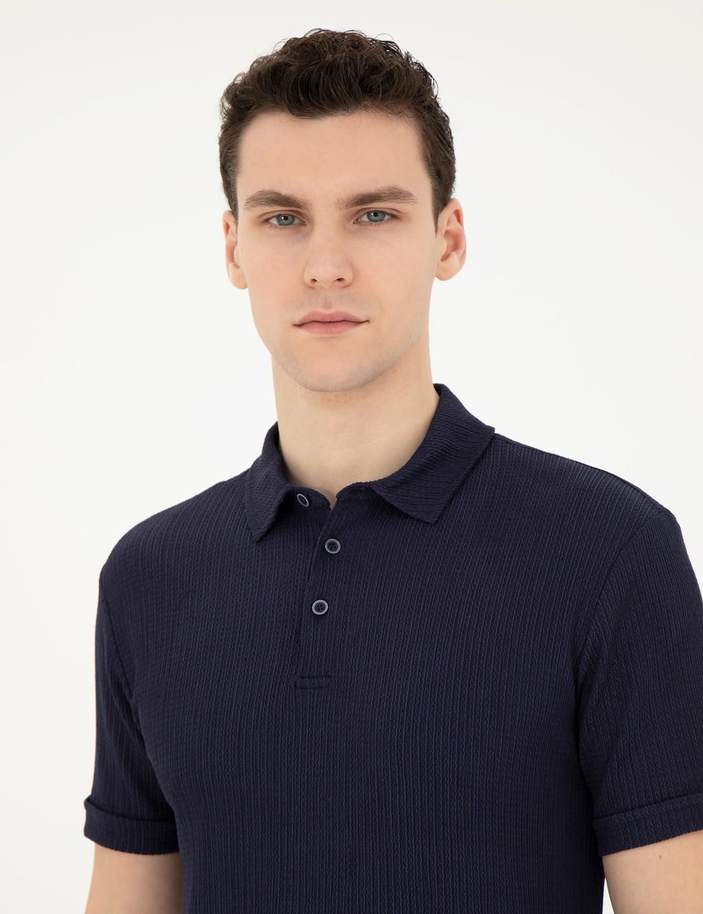 Lacivert Slim Fit Ti__rt