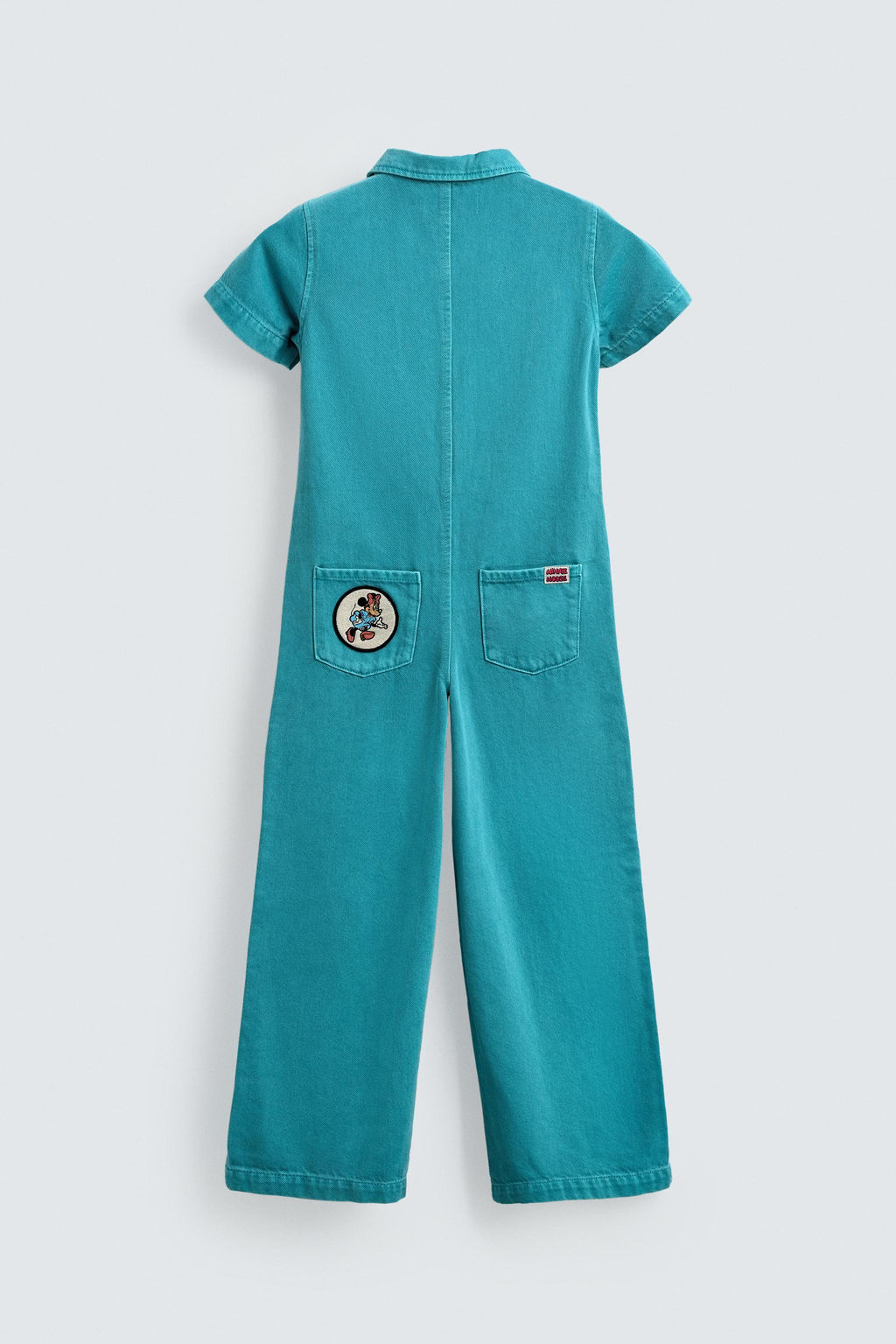 EMBROIDERED PATCH DENIM JUMPSUIT HARRY LAMBERT FOR ZARA X DISNEY  фото 2