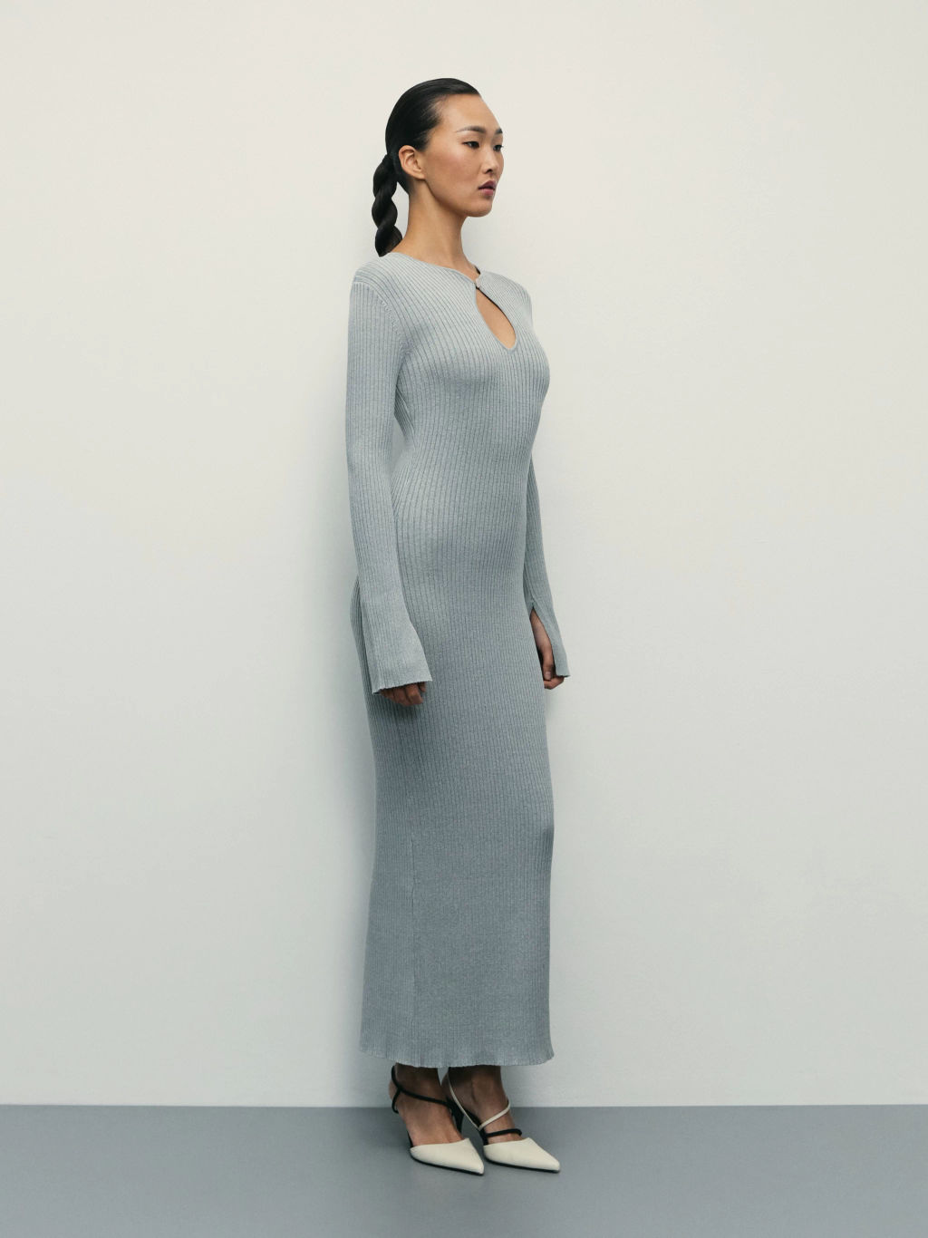 Платье миди с вискозой в составе / Zarina  фото 3