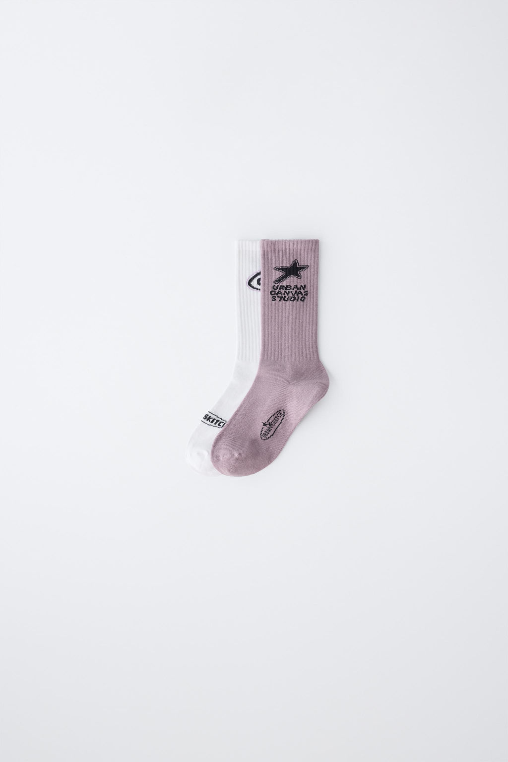 2-PACK OF LONG PRINTED SOCKS - Zara фото 5