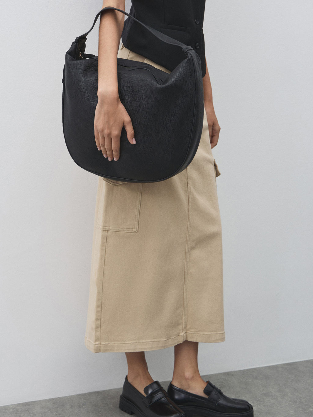 Женская сумка на плечо ARMANI EXCHANGE SUSIE Артикул 4368342, черный  фото 5