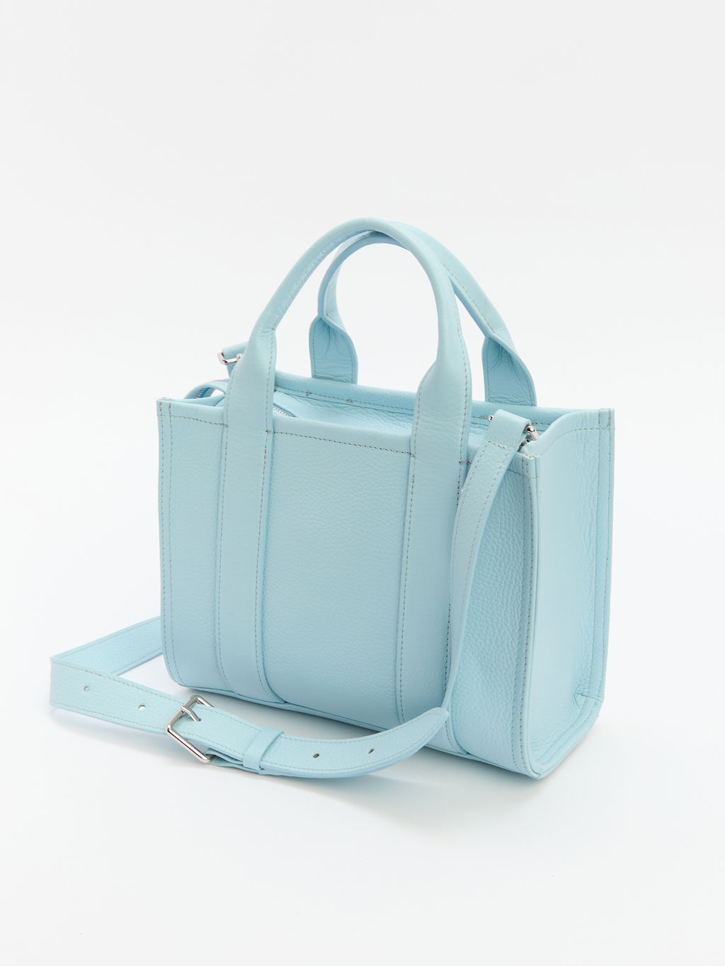 Женский тоут CALZETTI CLER MINI Артикул 3954076, светло-голубой  фото 5