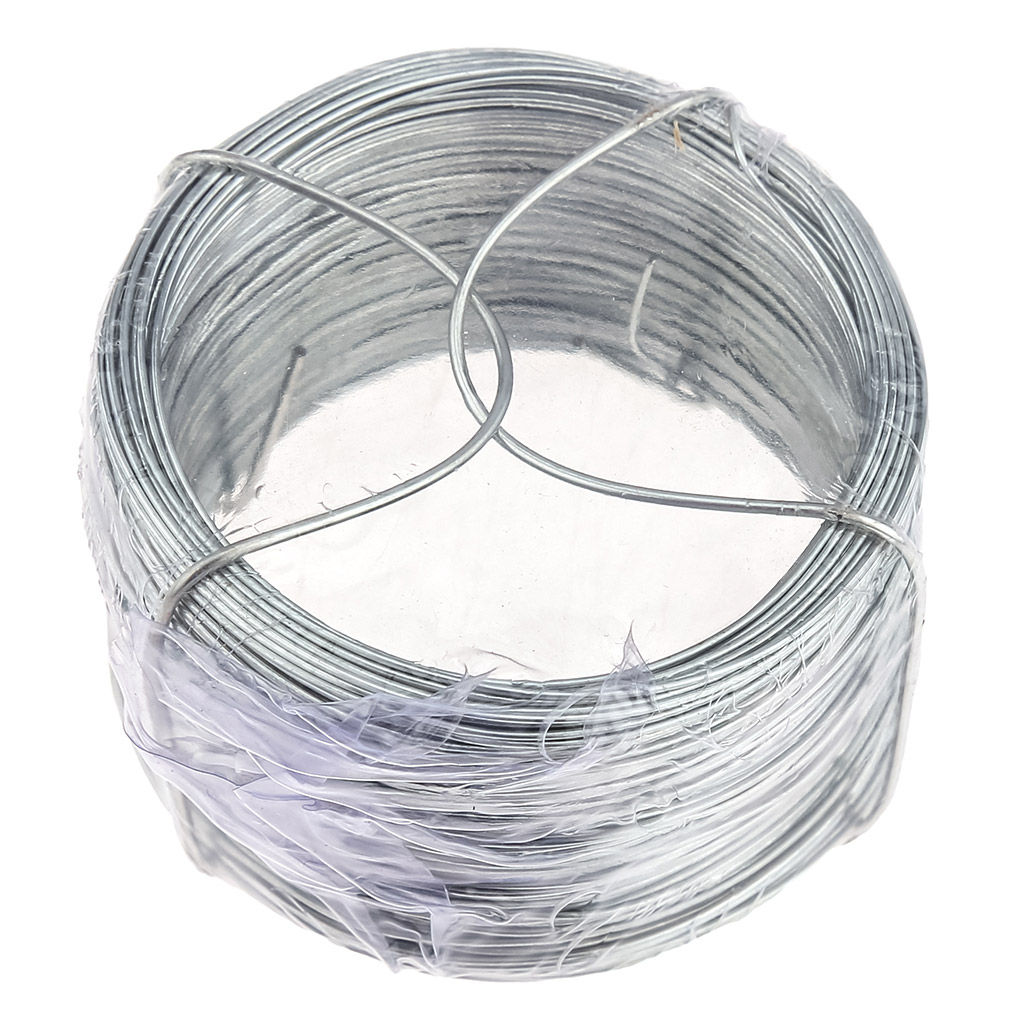 Шнур для подвязки растений, для скрепления проводов, завязывания пакетов и других мелких бытовых нужд 50м, металлическая проволока, в пленке (Китай) - Домашняя мода фото 2