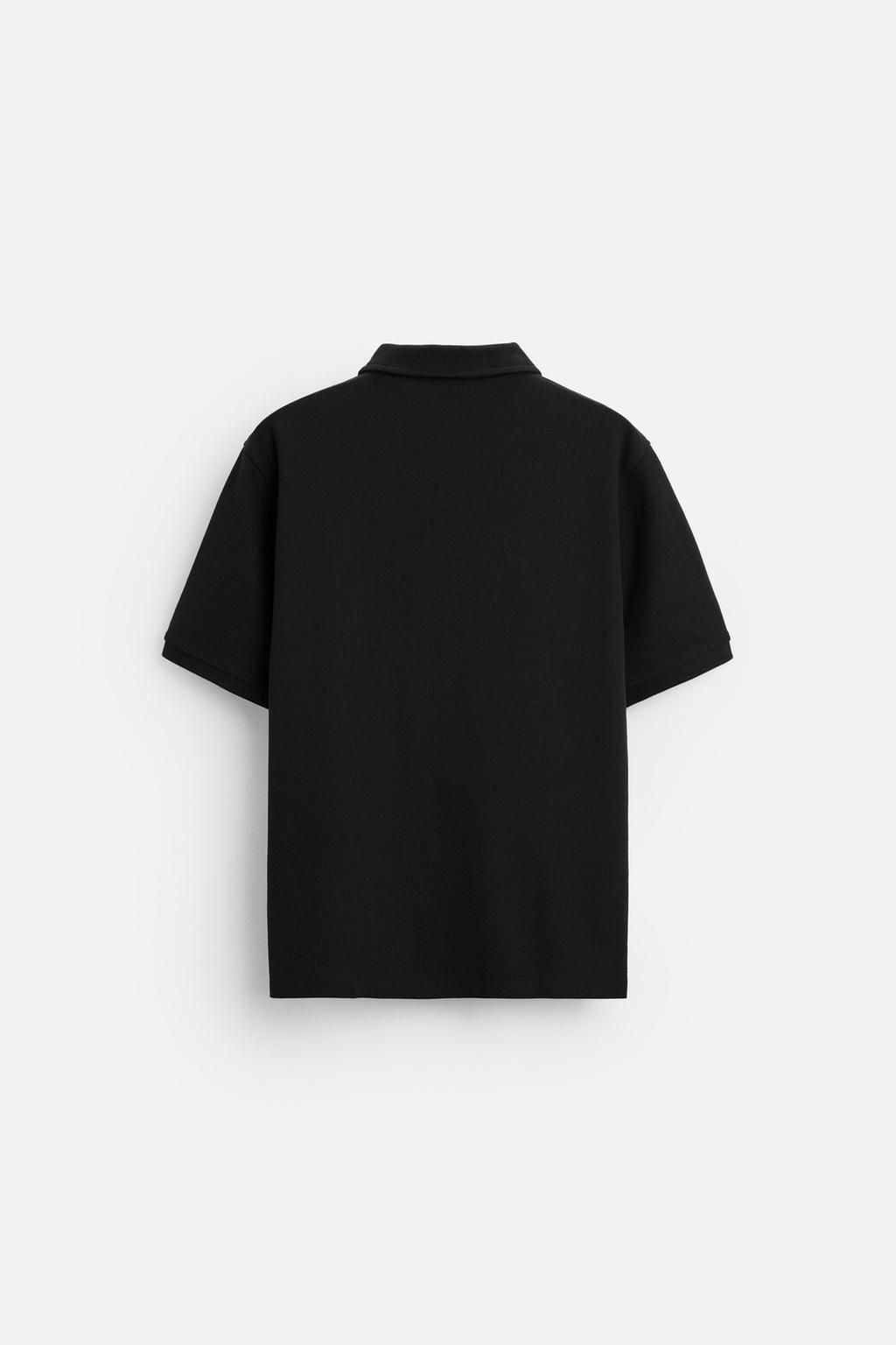 TEXTURED POLO SHIRT - Zara фото 23