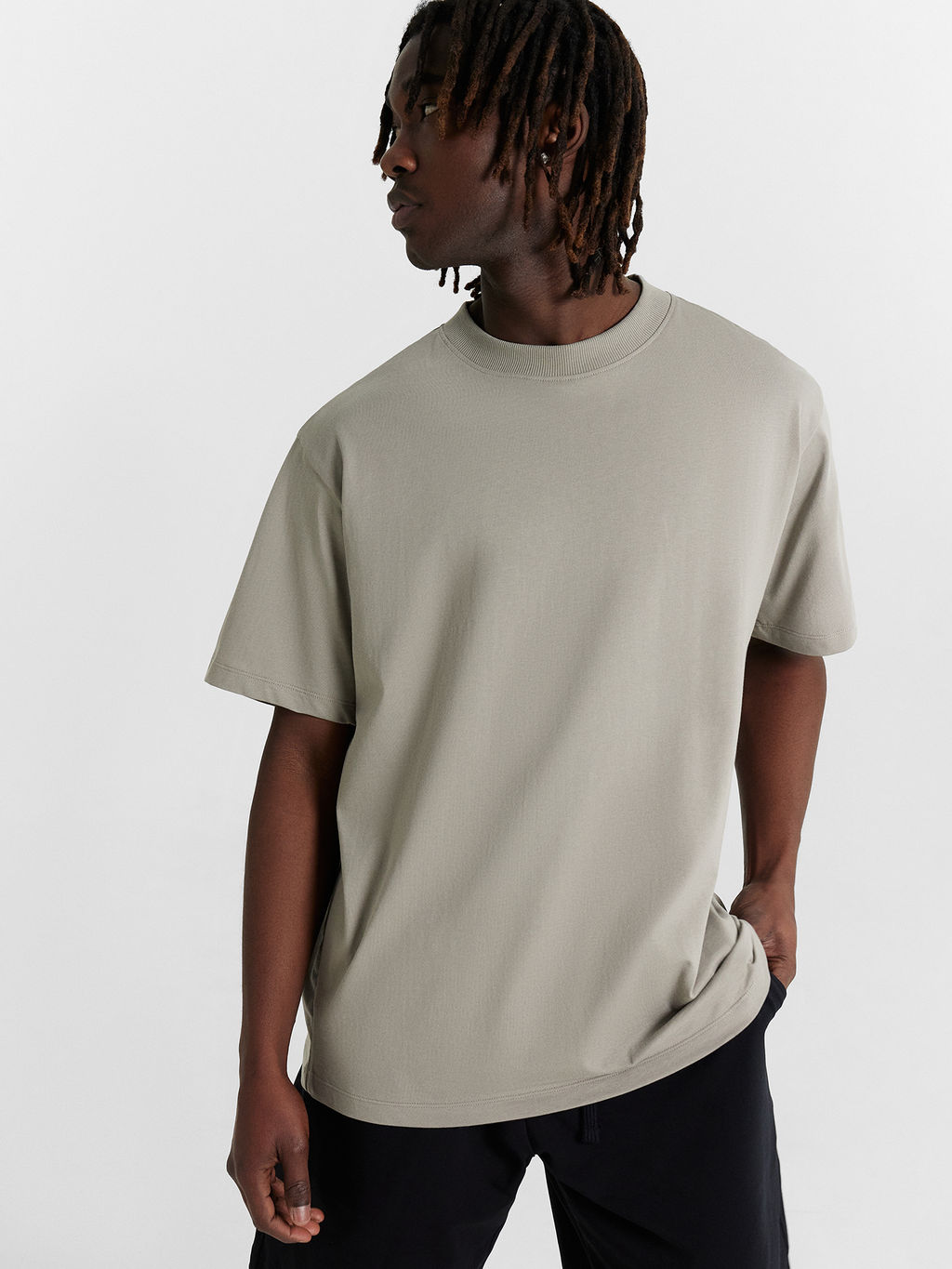 ФУТБОЛКА МУЖСКАЯ серо -зеленый 111846