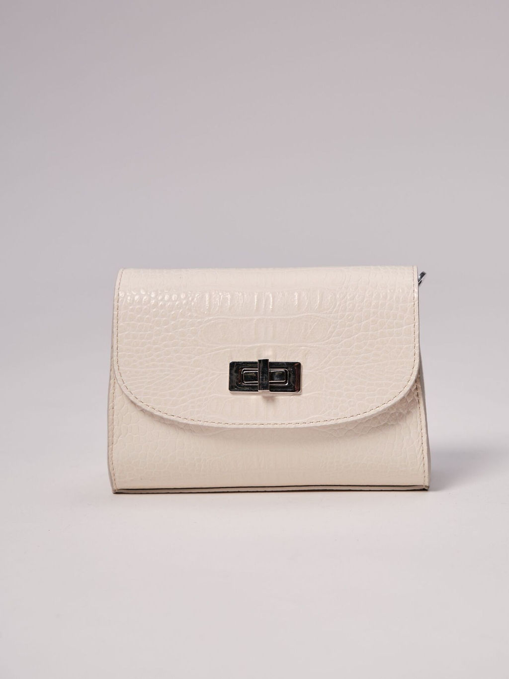 Сумка кросс-боди Deboro 31033 крок/бежевый лен