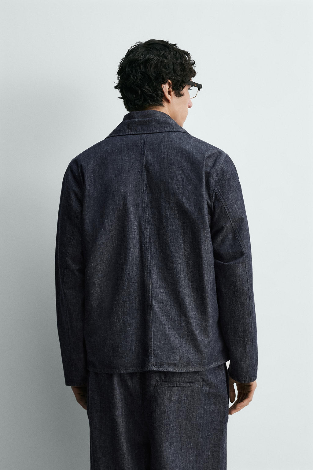 SOBRECAMISA DENIM RELAXED FIT / Azul / ?ndigo - Zara фото 3