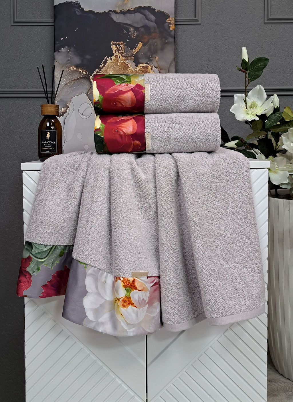 Полотенце Adora Фиджи (дымчатый беж) 50х90см