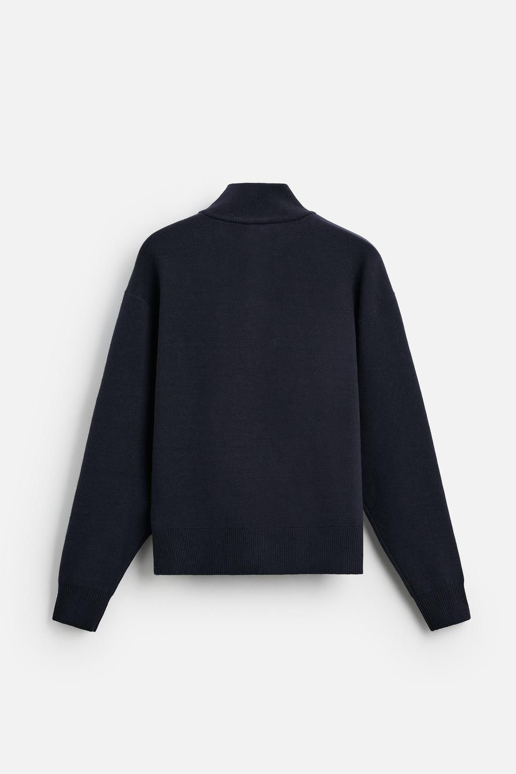 QUARTER ZIP JUMPER - Zara фото 7
