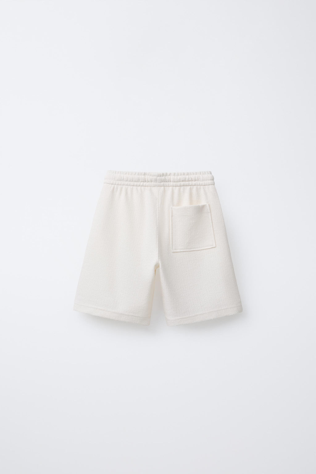 SLIM FIT TEXTURED BERMUDA SHORTS - Zara фото 2