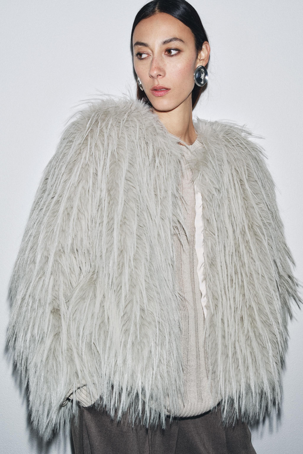 ZW COLLECTION FAUX FUR COAT