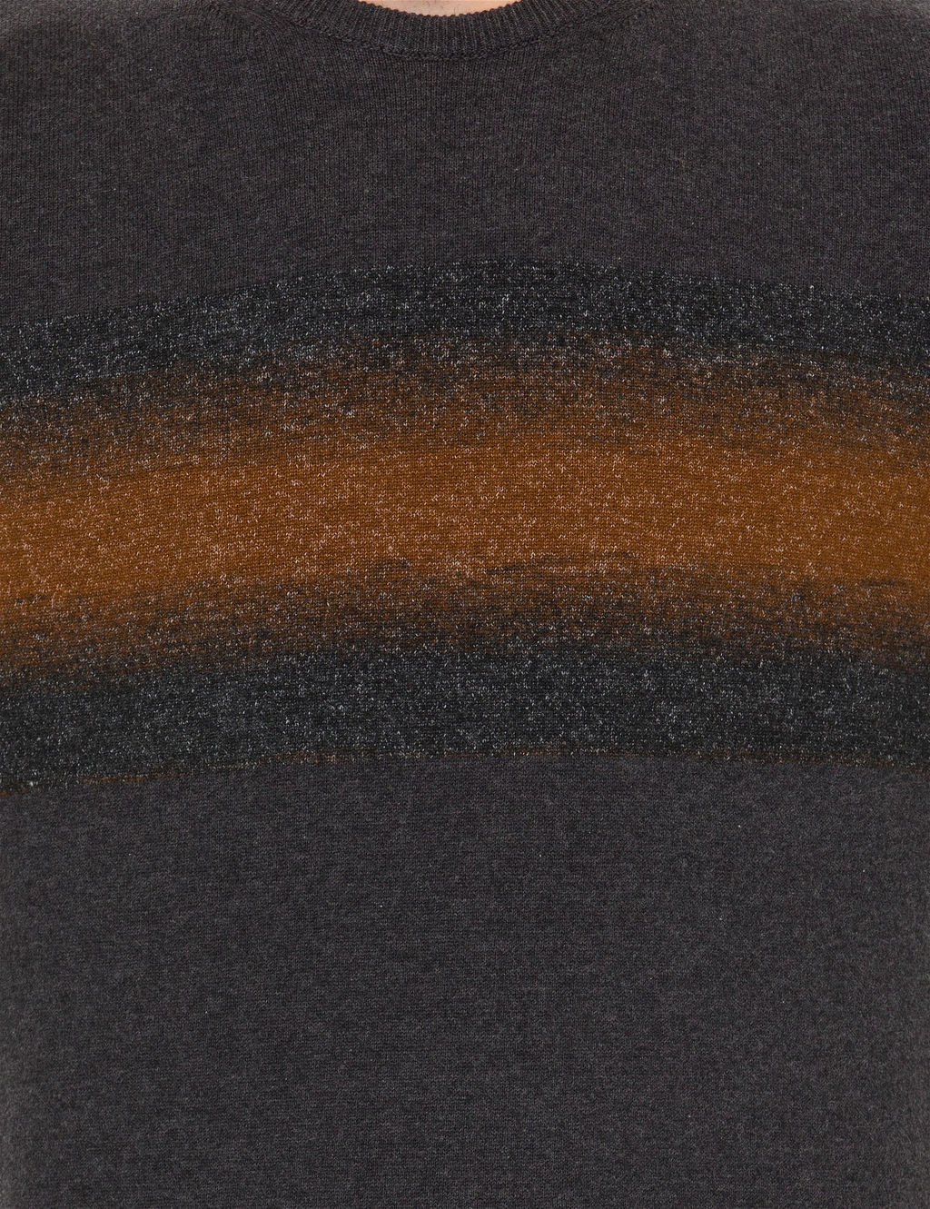 Antrasit Melanj Slim Fit Bisiklet Yaka Triko Kazak - Pierre cardin фото 6
