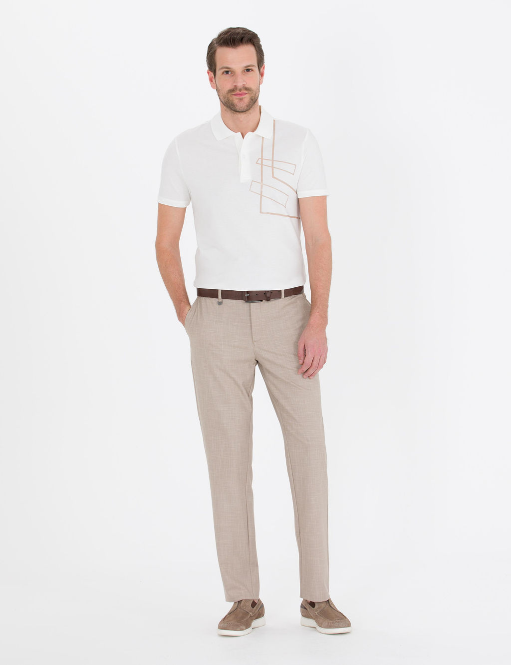 Bej Jogger Kuma_ Pantolon - Pierre cardin фото 3