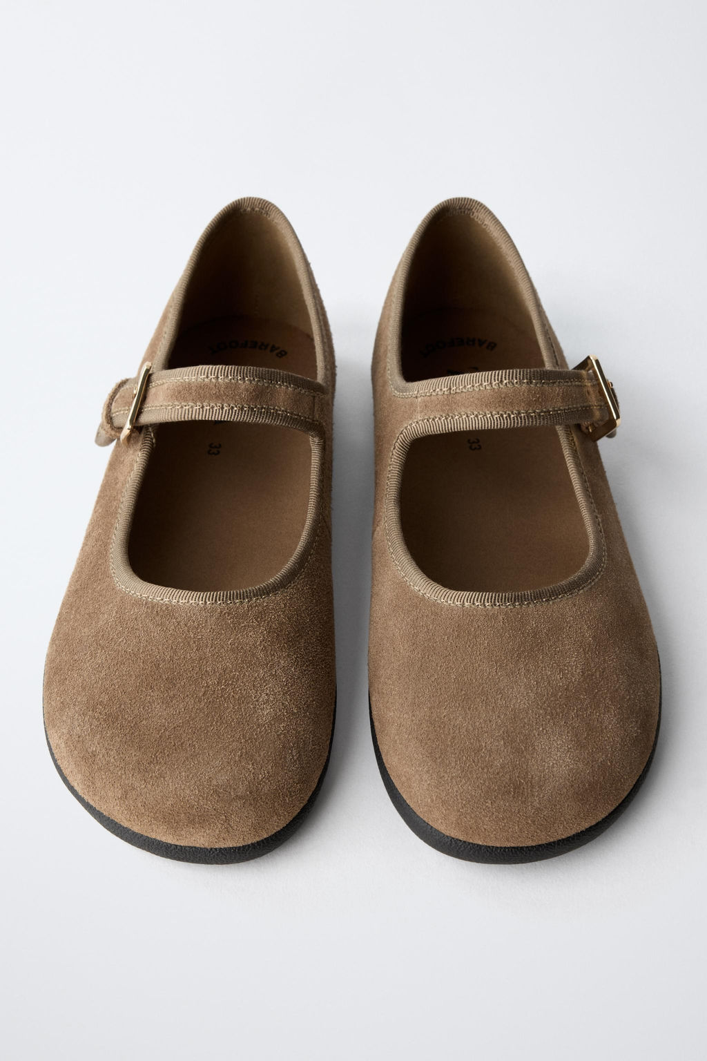 LEATHER BAREFOOT BALLERINAS - Zara фото 17
