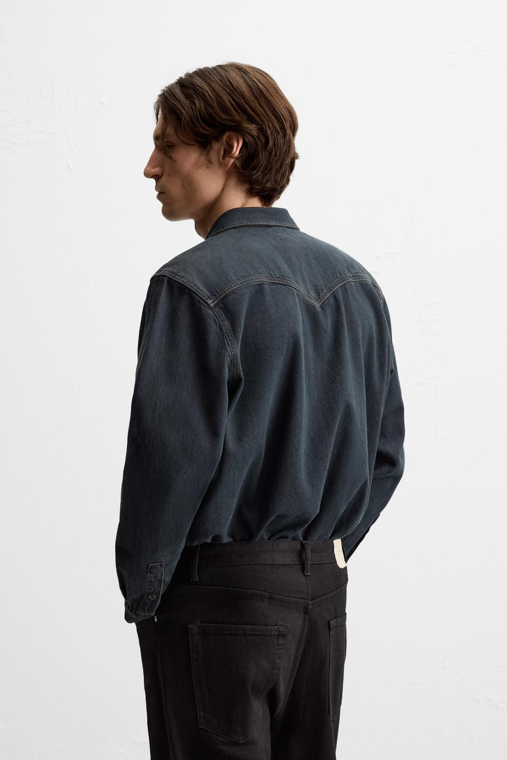 WESTERN DENIM SHIRT - Zara фото 3