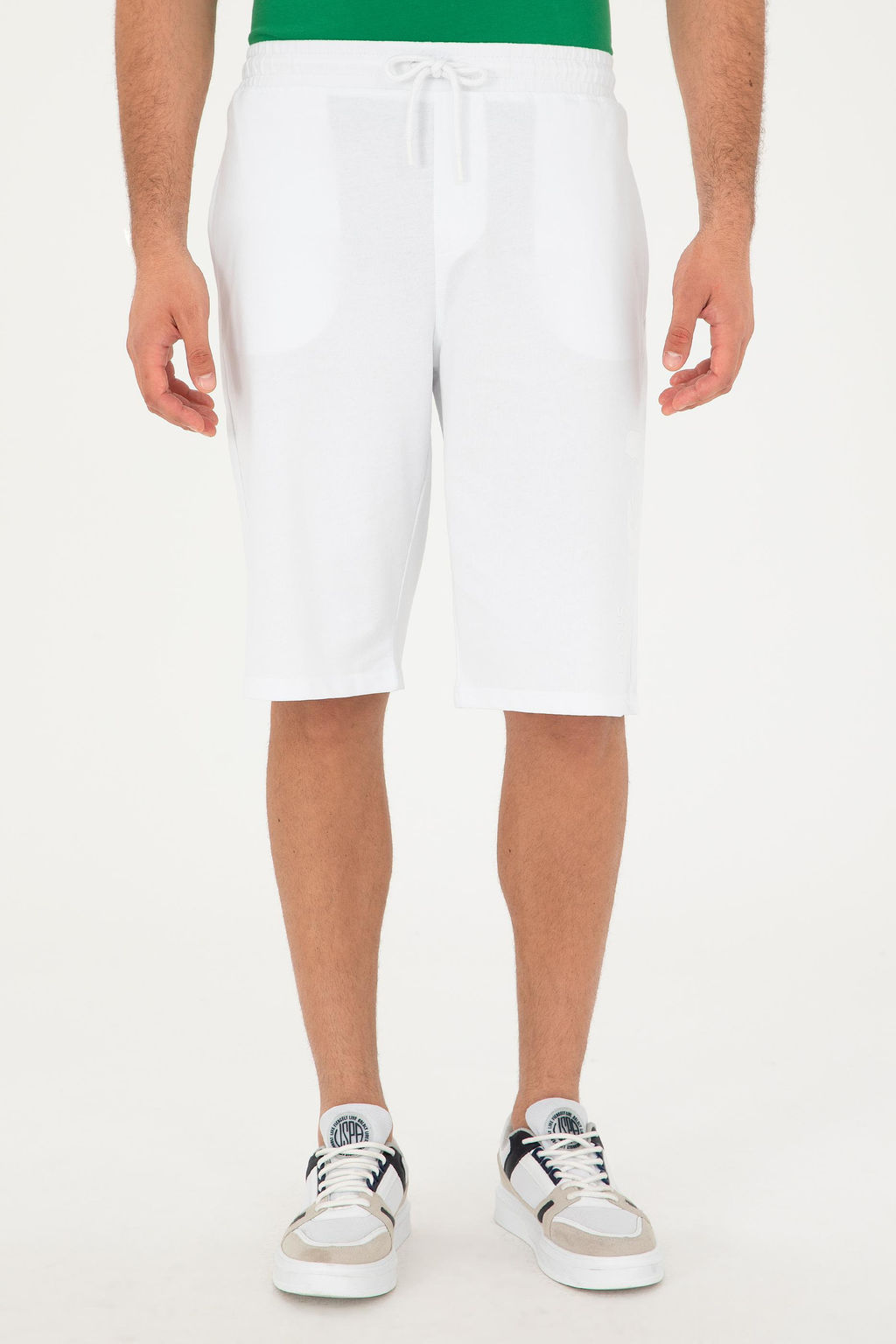 Мужские белые трикотажные шорты Неожиданная скидка в корзине - U.s. polo assn фото 2