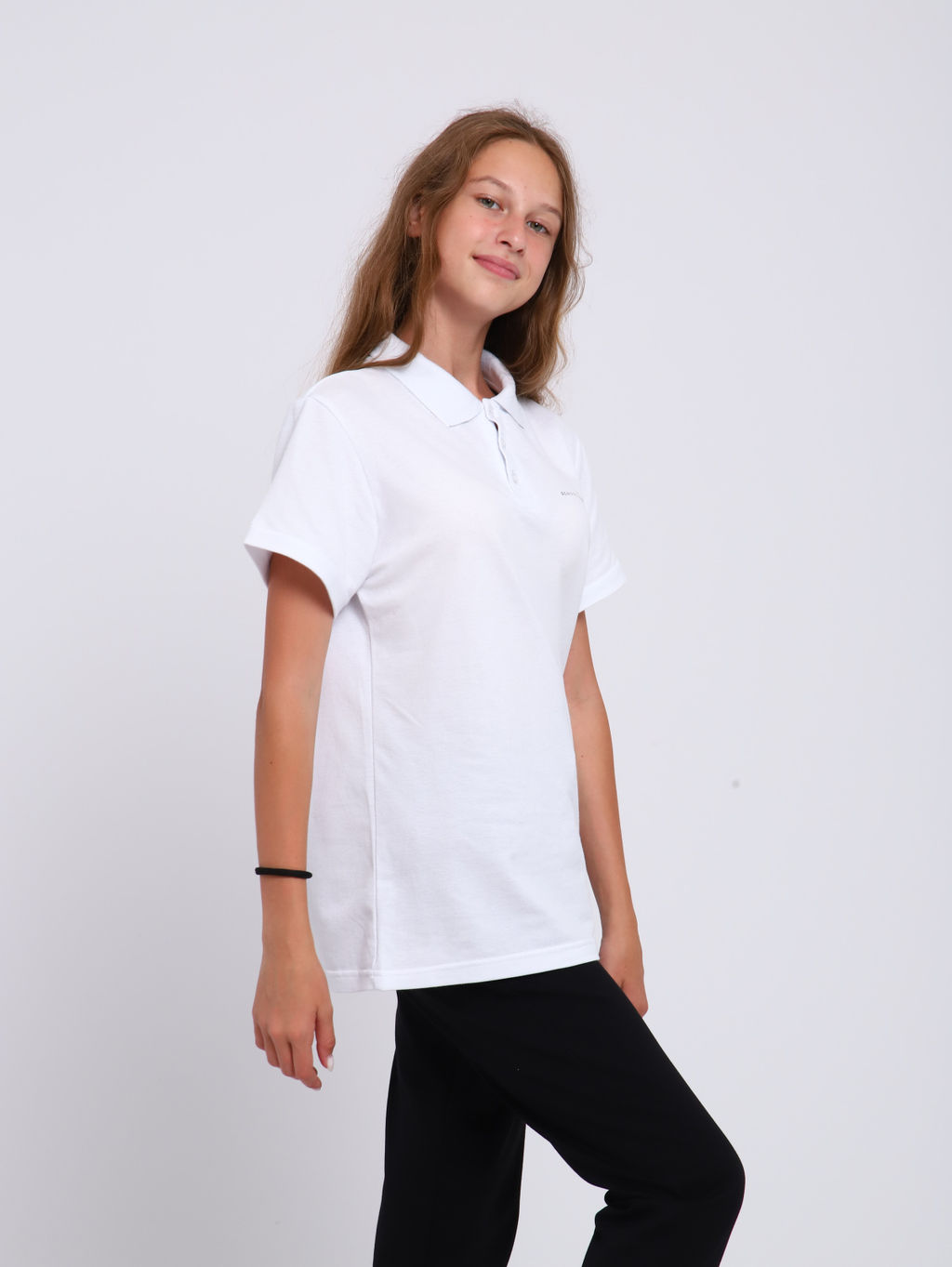 Рубашка-поло Михаил белый Ладошки  фото 11