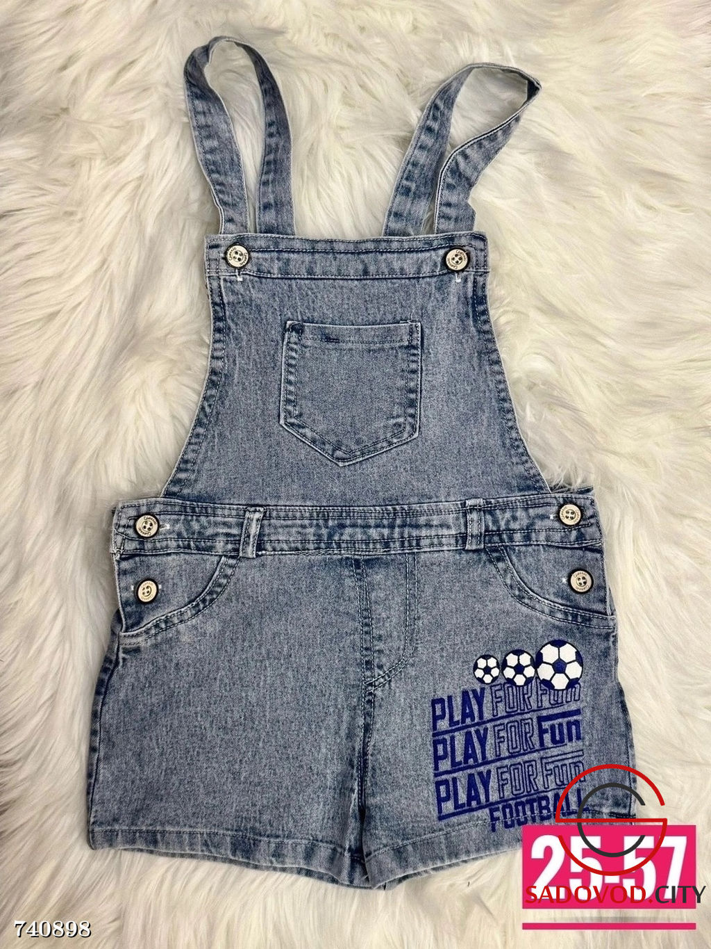 Детский джинсовый комбинезон - Bruno фото 6