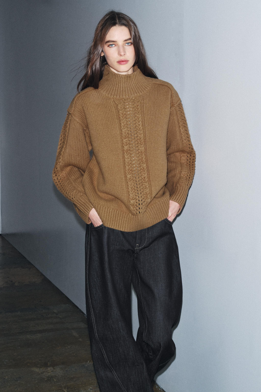 100% WOOL TEXTURED JUMPER - Zara фото 7