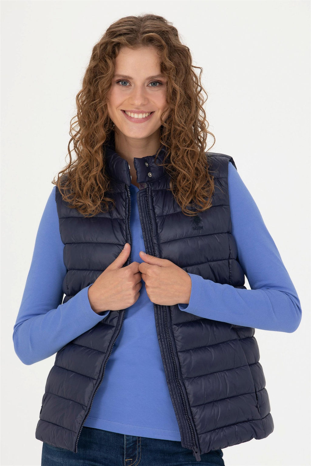 U. S. Polo Assn Женский темно-синий жилет - U.s. polo assn фото 3