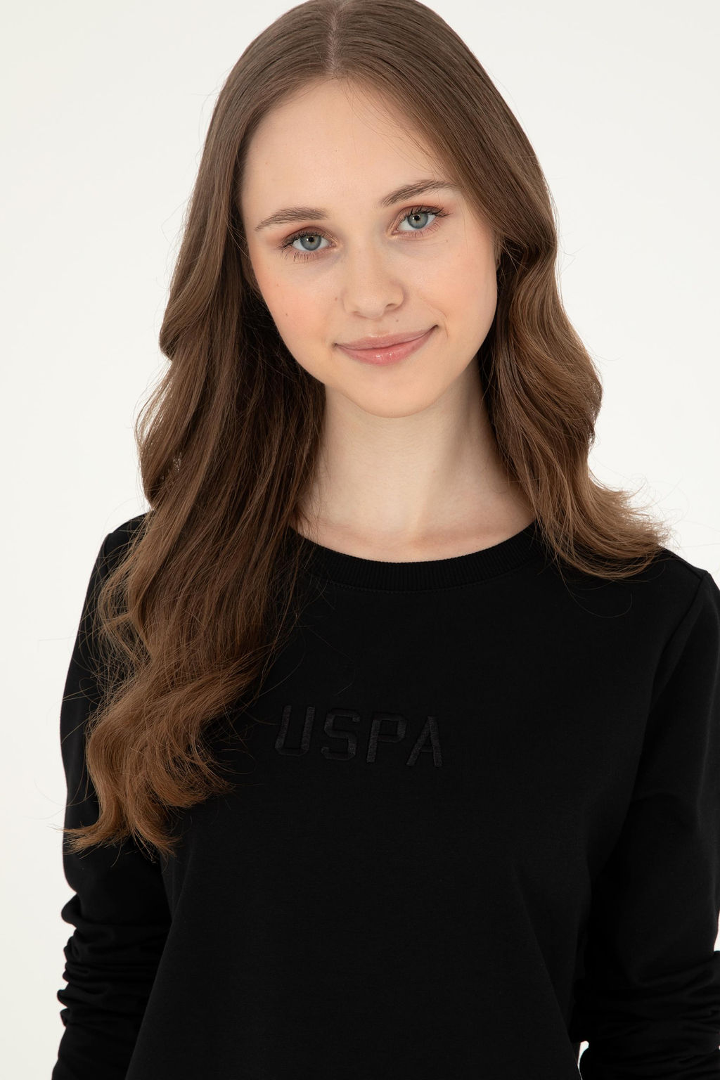 Женский черный свитшот Неожиданная скидка в корзине - U.s. polo assn фото 2