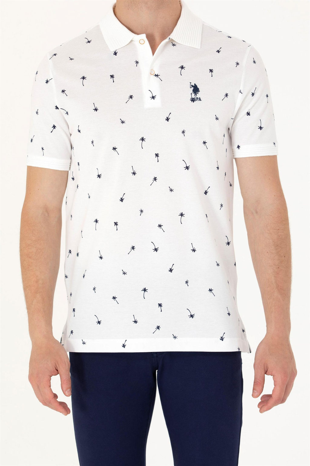 Мужская белая футболка - U.s. polo assn фото 6