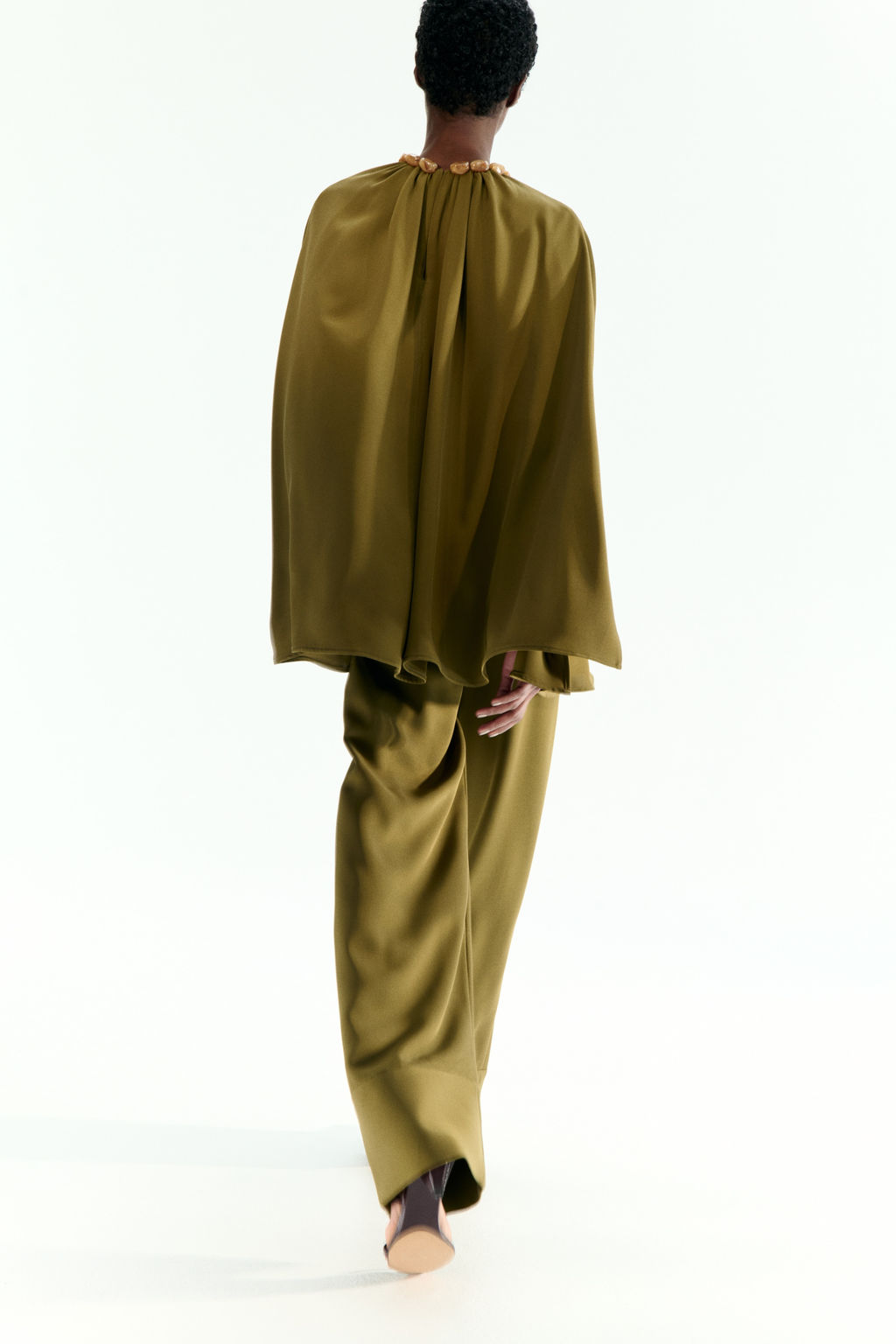 Pantal?n amplio con cord?n de ajuste - H&m фото 7