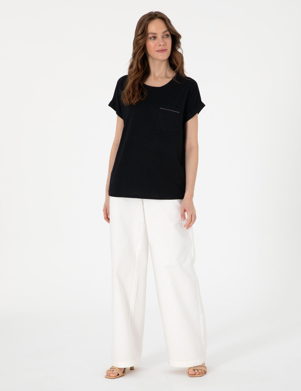 Siyah Regular Fit Ti__rt - Pierre cardin фото 4