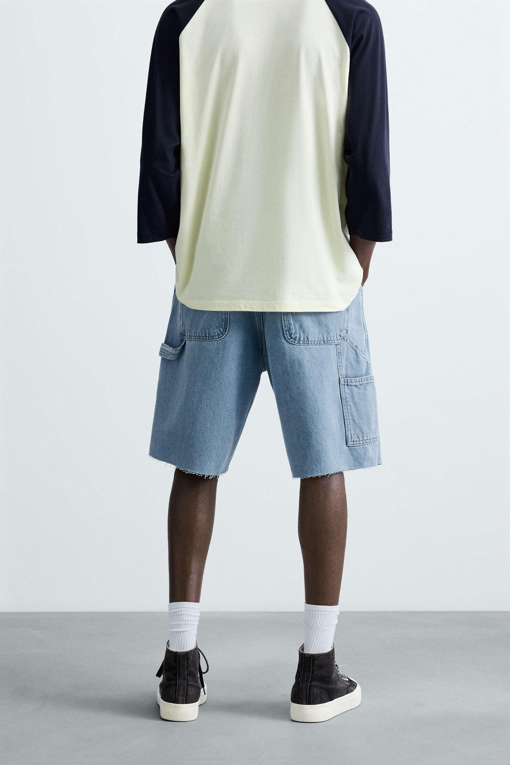 CARPENTER POCKET DENIM BERMUDA SHORTS - Zara фото 30