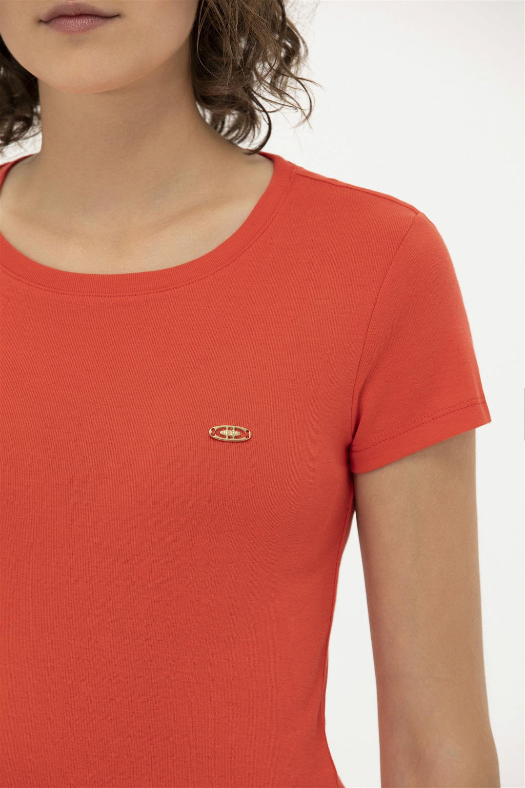 U. S. Polo Assn Женская красная футболка с круглым вырезом - U.s. polo assn фото 14