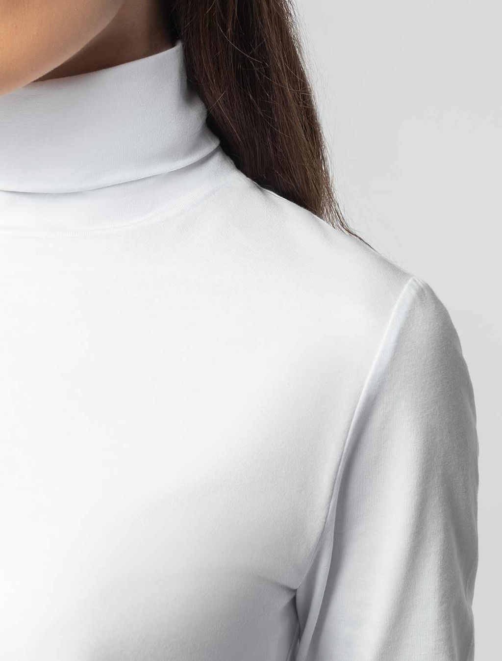 VILATTE / Водолазка из премиального хлопка с эластаном  фото 4