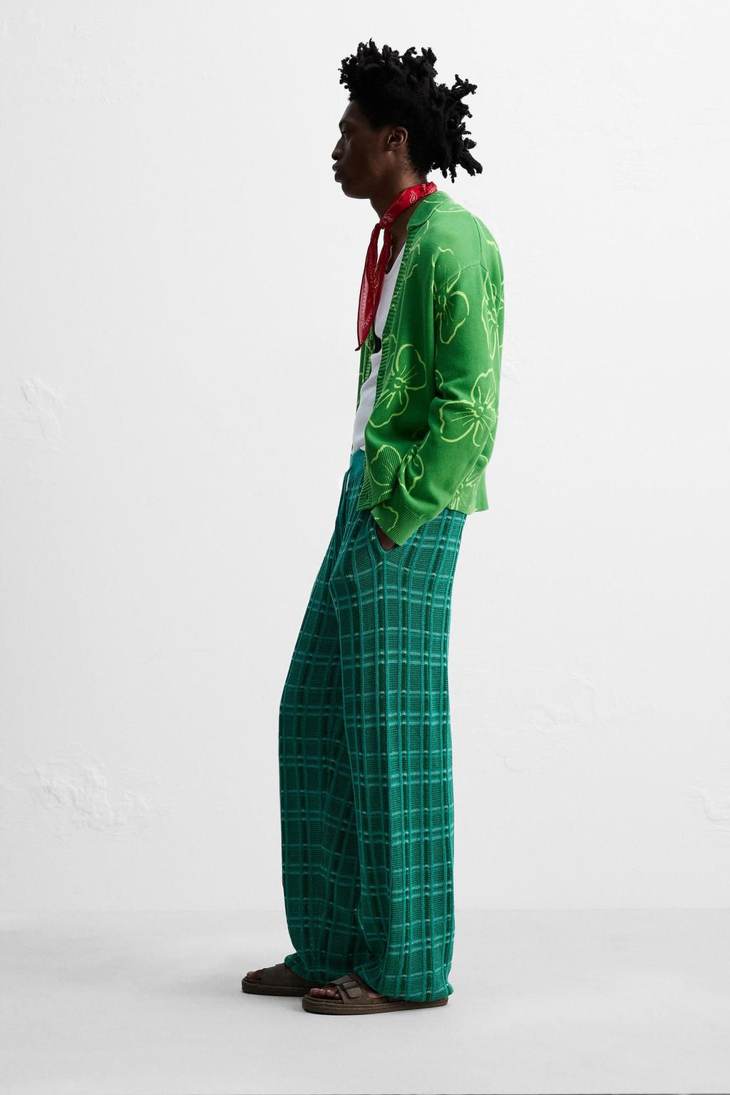 JACQUARD KNIT TROUSERS  OTIS KWAME KYE QUAICOE - Zara фото 4