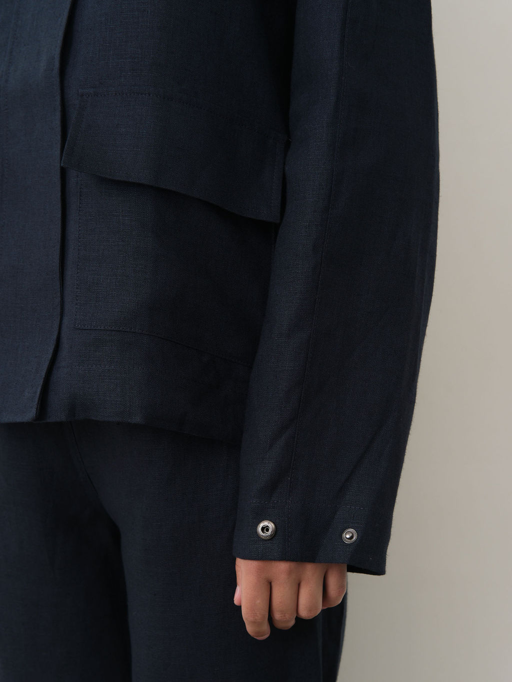 Жакет женский КЛ-7725-ИЛ23 тёмно-синий